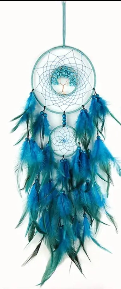 Blue Tree Dreamcatcher